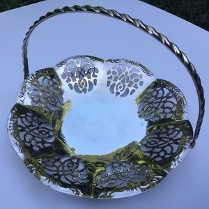 Silverplate Candy dish Vintage NIB